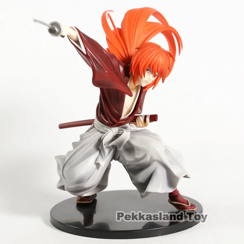 Аниме Rurouni Kenshin Himura ПВХ фигурка Коллекционная модель игрушки|Игровые фигурки и