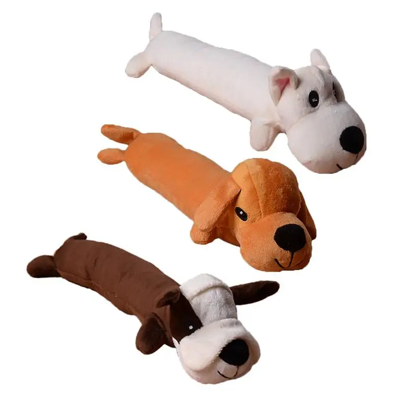 

Squeaky Pet Toy Durable Stuffing Free Doll For Small Medium And Large Dog Made Of Soft Plush Safe Without Stuffing