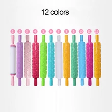 Рождественская Скалка антипригарная скалка для помадки тиснение торта тесто ролик украшающий ролик ремесла DIY кухонный инструмент для выпечки