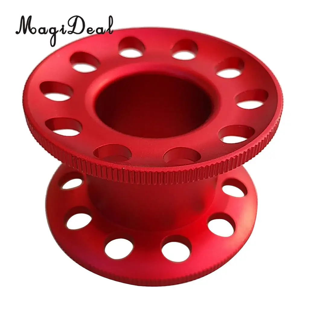 Aluminum Scuba Diving Finger Tech Spool Dive Diver Freediving Wreck Cave Reel Water Sports Snorkeling Guide Line Spool Access 5