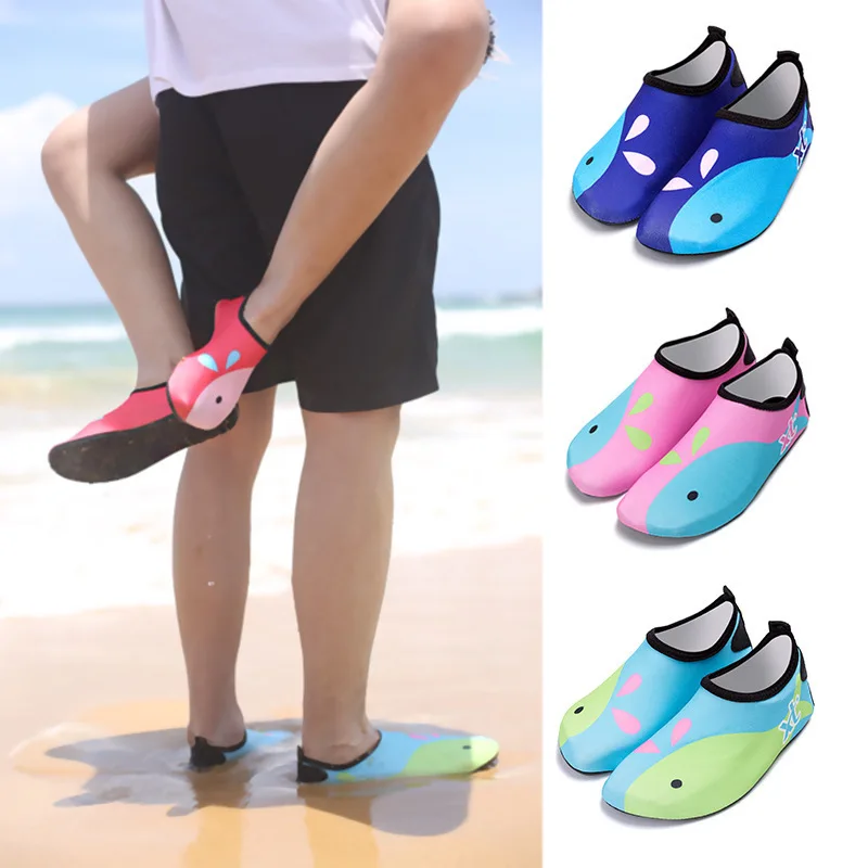 غير زلة لينة أكوا أحذية سريعة الجافة Sandbeach رياضية للرجال النساء الاطفال الرياضة تصفح السباحة المنبع الأحذية Q1387CMC