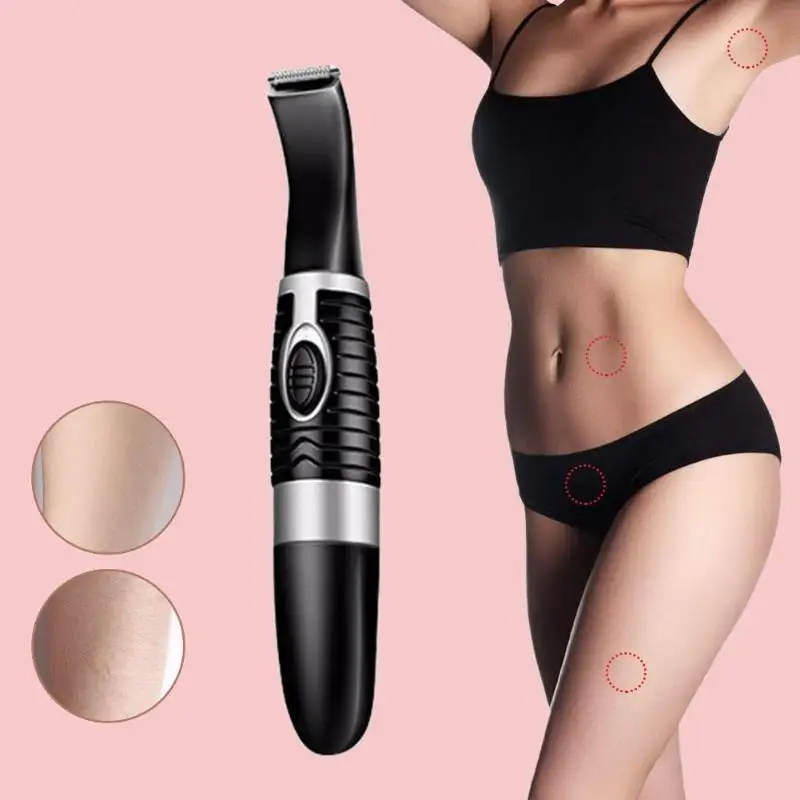 

KEMEI Women Shaver Bikini Epilator Hair Eyebrow Body Hair Removal Trimmer Lady Female Body Hair Removal Shaving Machine