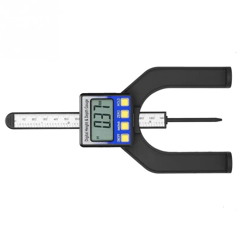 Цифровая точность высота апертура глубиномер линейка w/Магнитные ножки база глубина 0-80 мм высота ДАТЧИК плотник инструменты ferramentas