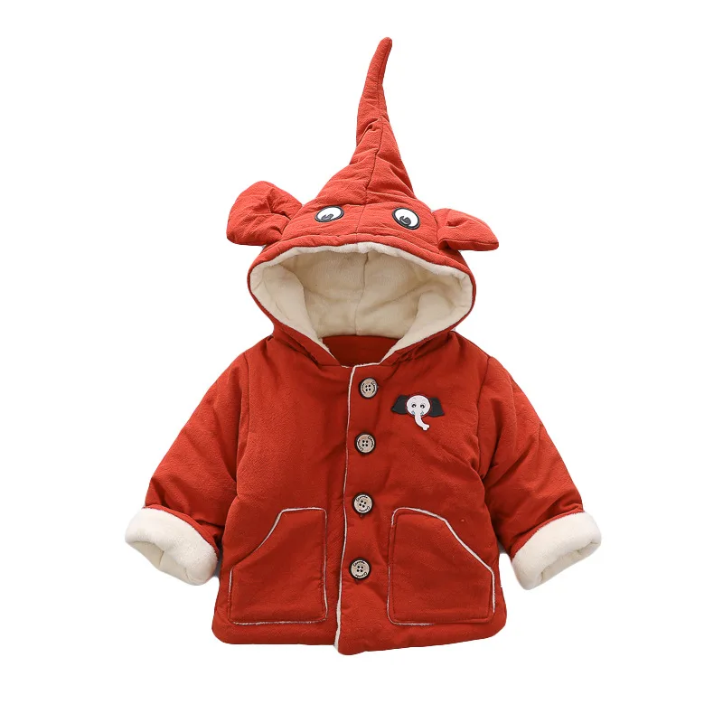 

2018 Baby Snowsuit 1-4Y Boys Girls Winter Clothes Snow Wear Long Sleeve Thick Warm Unisex Hooded Animal Pattern Kids Snowsuits