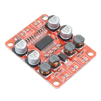 

CLIATE 1PC Dual Channel DC 8-26V 2x15W Digital Stereo Power Amplifier Board Module For 4/6/8/10 Ohm Speaker