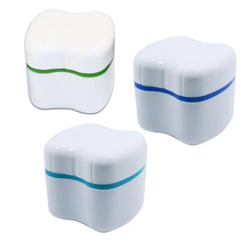 

Portable Dentures Storage Box Dentures Guard Store Retrieve Retainer Box Upper And Lower False Teeth Box Bath Appliance #AW