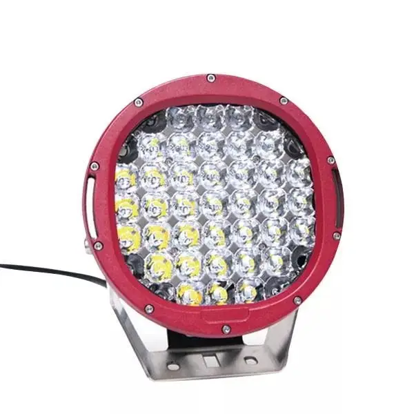 

CARSUN 185W Red/Black Round Led Light 9" Lada Led Off Road Light Super Power Led Work Light For SUV/Hummer/Audi Q3 Q5 Q7/BMW