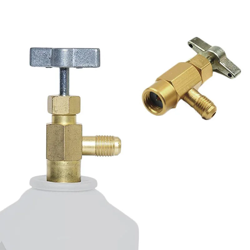 

1pc Car R134a Air Conditioner A/C Refill Refrigerant Tap Valve Bottle Opener Adapter Refueling Conditioning Kit