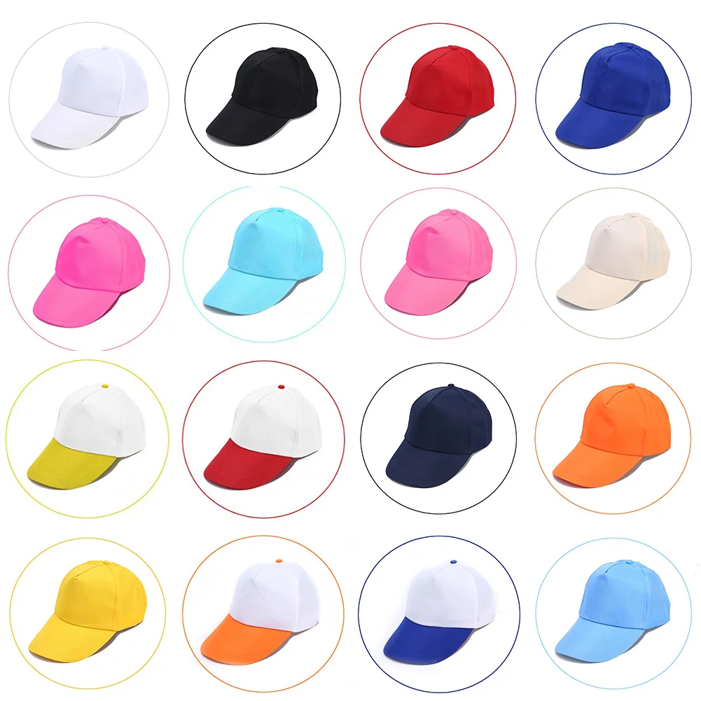 

Wholesale Free Custom Factory Price Cheap 100% Polyester Men Women Baseball Cap Blank Adjustable Hat Adult Children Kids