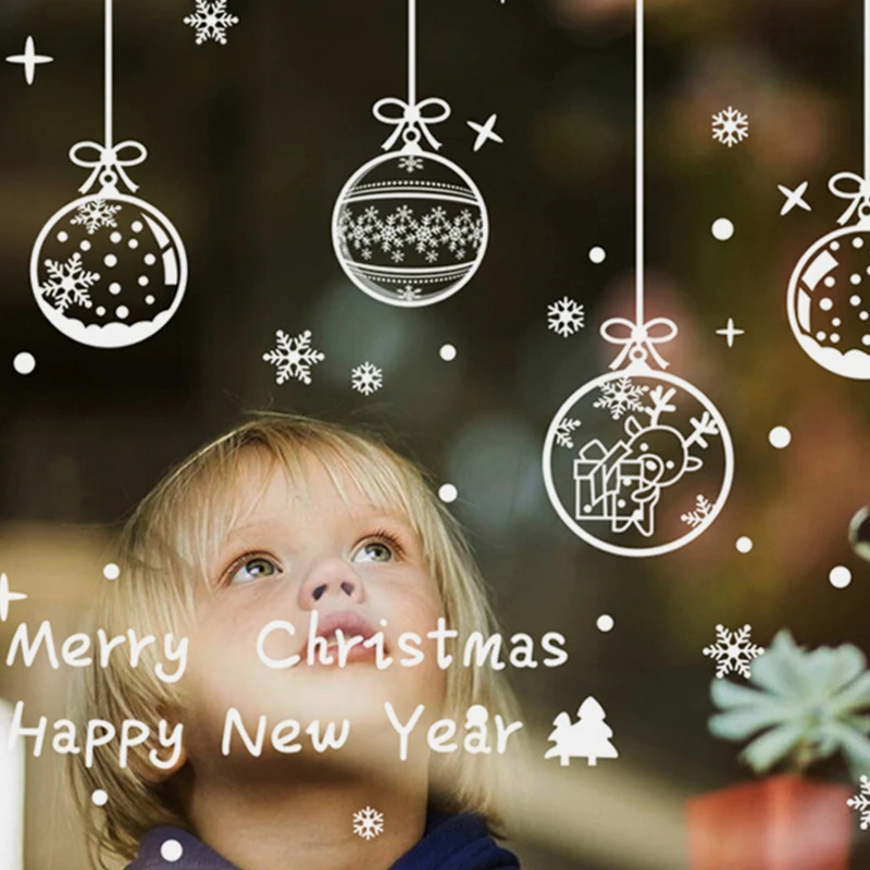 Christmas Wall Stickers Christmas Decoration Snowflake Frozen Decal Window Wall Sticker Vinyl Art Wallpaper Store Construction Christmas Wall Stickers Christmas Decoration Snowflake Frozen Decal Window Wall Sticker Vinyl Art Wallpaper Store Construction