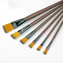 6 шт./лот, Высококачественная комбинированная кисть для рисования, нейлоновая многофункциональная ручка для рисования, школьные художественные канцелярские принадлежности