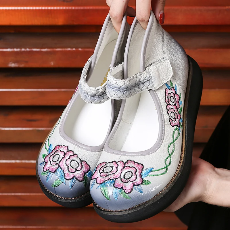 Estate Scarpa Alti Primavera Il Alla Donna Centimetri bianco Oxfords Da Pompe Mocassini 6 Genuino Scarpe Nero Cinturino Cuoio Delle Donne Di Calzature Tacchi Caviglia Autunno viola awC1tExWq