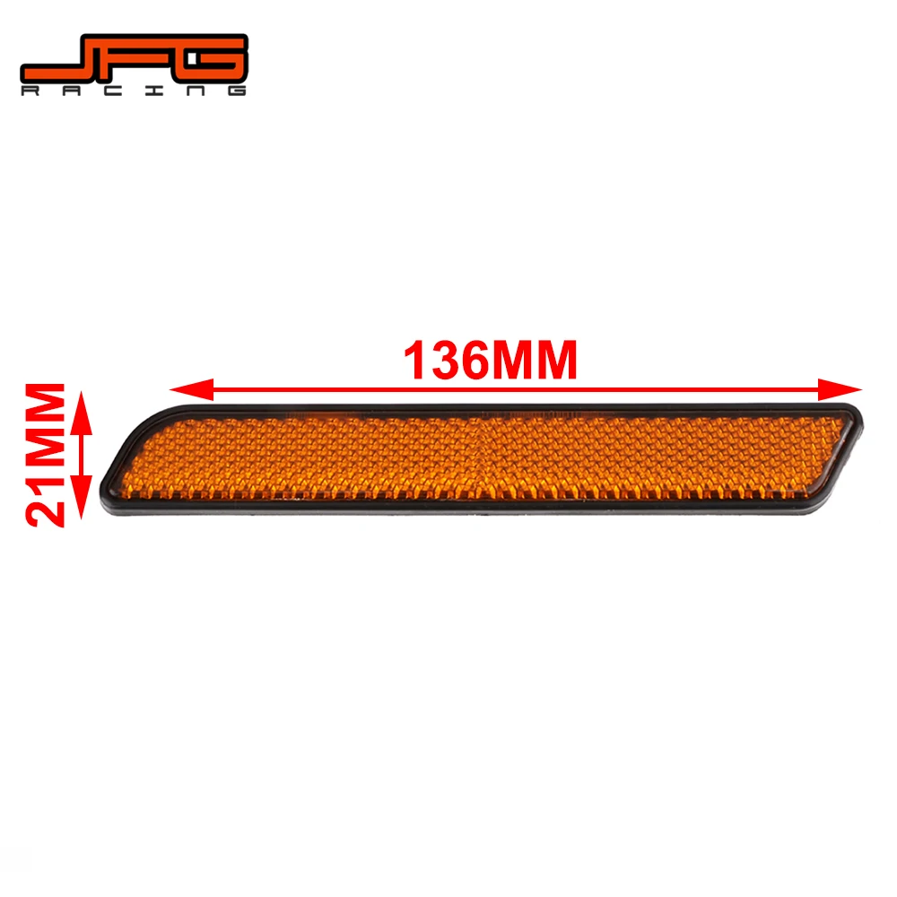 Мотоцикл 2 шт. пластиковый передний вилочный отражатель Нижние ножки слайдер Предупреждение для Harley нижние Ноги Ползунки Dyna Super Glide FXD