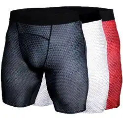 Мужской колготки шорты быстросохнущая мужские шорты спортивные Crossfit шорты для бодибилдинга бегунов Панталон Hombre Повседневное лосины для