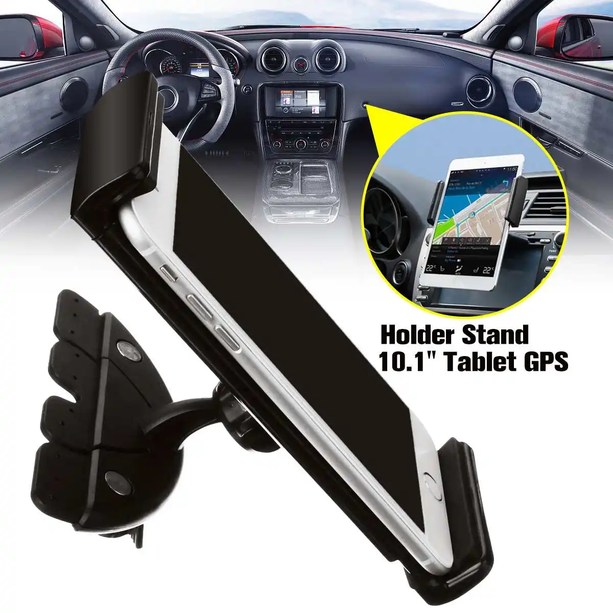 Universal Car Air Vent Tablet Holder Stand For 10" Adjustable Car CD