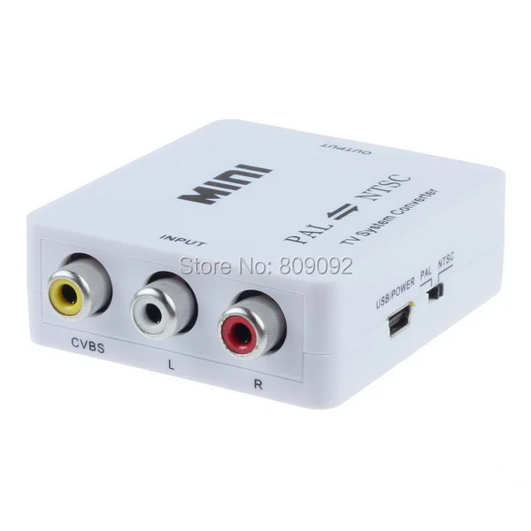 PAL/NTSC/SECAM to PAL/NTSC Mini Bi-directional TV Video Format