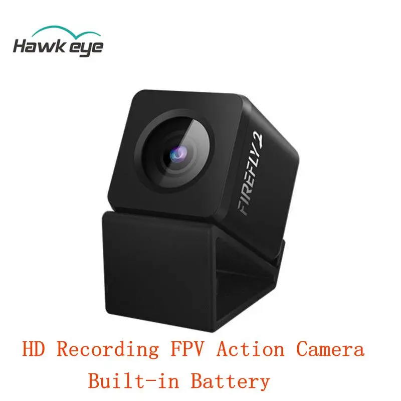 

Hawkeye Firefly Micro Cam 2 160 Degree 2.5K HD Recording FPV Action Camera Built-in Battery Low Latency for RC Drone Airplane