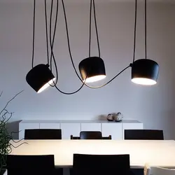 Подвесной светильник черный Винтаж открытый подвесные светильники для столовой Декор в гостиную домашний блеск кухня подвеск