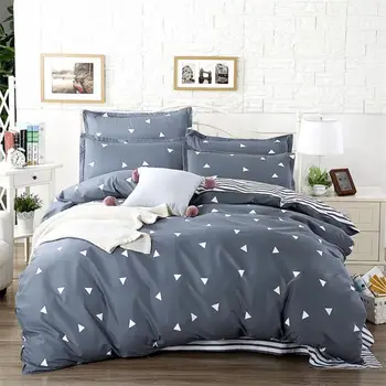

wholesale quality blue Pink Purple comforter Bedding Set King Size Flaming duvet cover Set+flat bed linen+Pillowcase