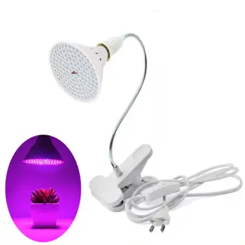 

Full Spectrum LED Grow Light with 360 Degrees Flexible Lamp Gooseneck Holder Clip Plant Growth lamp Indoor Desktop Plants
