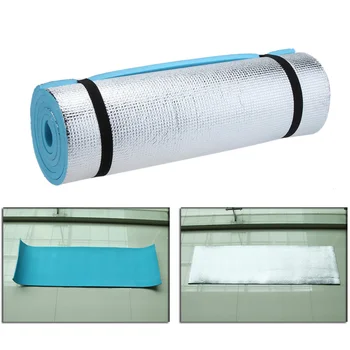 

Hot 180×50/60×1cm EVA Foam Singleside Aluminum Foil Dampproof Yoga Mattress Outdoor Beach Camping Travel Picnic Sleeping Mat Pad