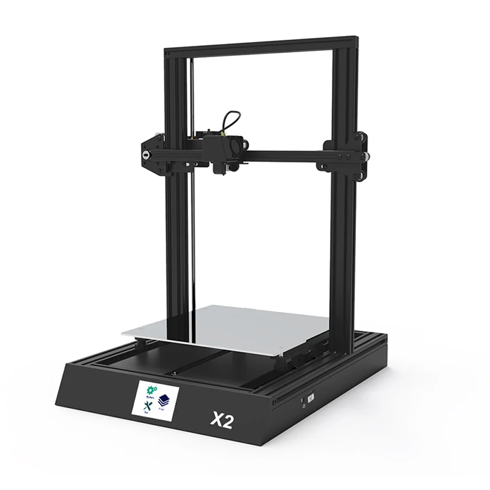 

NEW X2 DIY 3D Printer Kit with 300mm*300mm*400mm Print Size Colorful Screen Connect/Power Resum Fuction