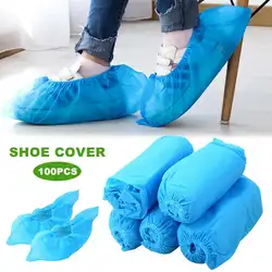 2019 новые одноразовые нетканые чехлы для обуви с защитой от пыли, Нескользящие утолщенные износостойкие дышащие домашние Чехлы для обуви