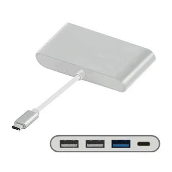 

Xiwai Multiple USB 3.1 USB-C 3 Ports Hub with PD Power Charge for PC Laptop & Chromebook