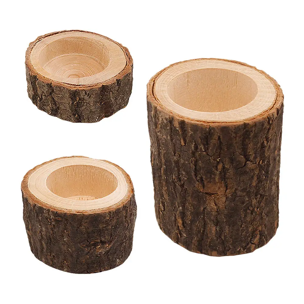 Tree Branch Wooden Candle Holder Vintage Wood Tea Light for Candlelight Dinner Tree Branch Wooden Candle Holder Vintage Wood Tea Light for Candlelight Dinner