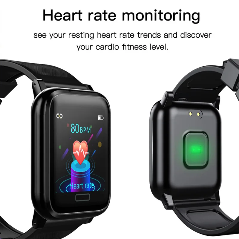 New Smart Watch Men Women Heart Rate Monitor Blood Pressure Fitness Tracker Smartwatch Sport Watch for ios android+BOX