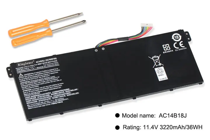 KingSener AC14B8K AC14B18J AC14B13J ноутбук Батарея для acer Aspire E3-111 E3-112 E3-112M ES1-511 V3-111P CB3-531 TravelMate B115