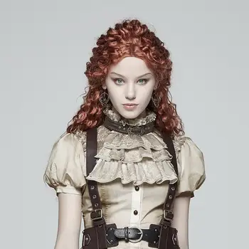 

Punk Rave Women's Steampunk Vintage Frilled Ruffle Collar WS292LHF