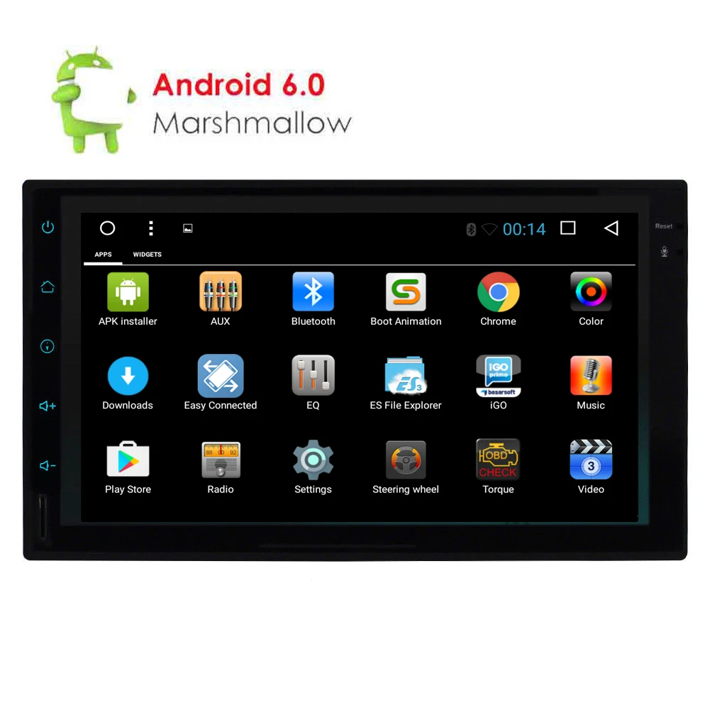 Eincar Android 6 0 автомобильный стерео двойной din 7 ''емкостный сенсорный экран InDash gps