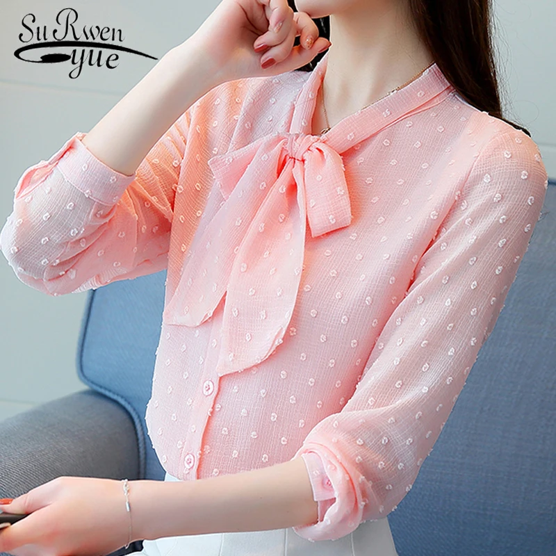 

fashion women blouse shirt womens clothing long sleeve women shirts office work wear womens tops and blouse shirt blusas 1146 50