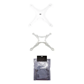 

100% Genuine DJI Phantom 4 Body Housing Cover Upper Bottom Shell Landing Gear With GPS Cable