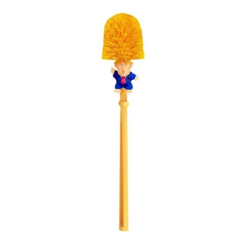

Donald Trump Toilet Brush Bowl Gag Gift Hand Made For Black Friday Home Gift Toy Toilet Brush Holders WC Borstel