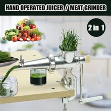 Измельчитель для пшеничной травы, ручная соковыжималка, мясорубка для пшеничной травы, ручная соковыжималка для фруктов, овощей, для домашнего сока, сделай сам