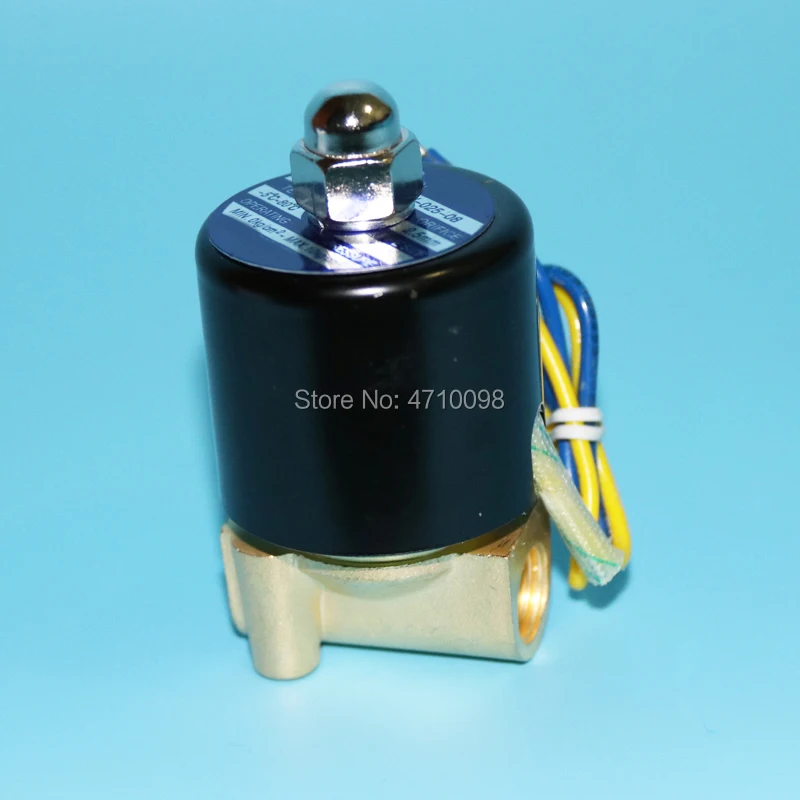 1/", 3/8", 1/", 3/4", AC220V, DC12V/24 V нормально закрытый электромагнитный клапан пневматический клапан для воды, воздуха на дизельном топливе, керосине внутренний газа