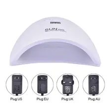 48 W УФ-светодиодный сушка ногтей; уход для всех гель Ногти Ногтей Ног авто на/Off Сенсор обновлен с 3 Таймер 23 шт светодиодный свет Nail Art инструменты