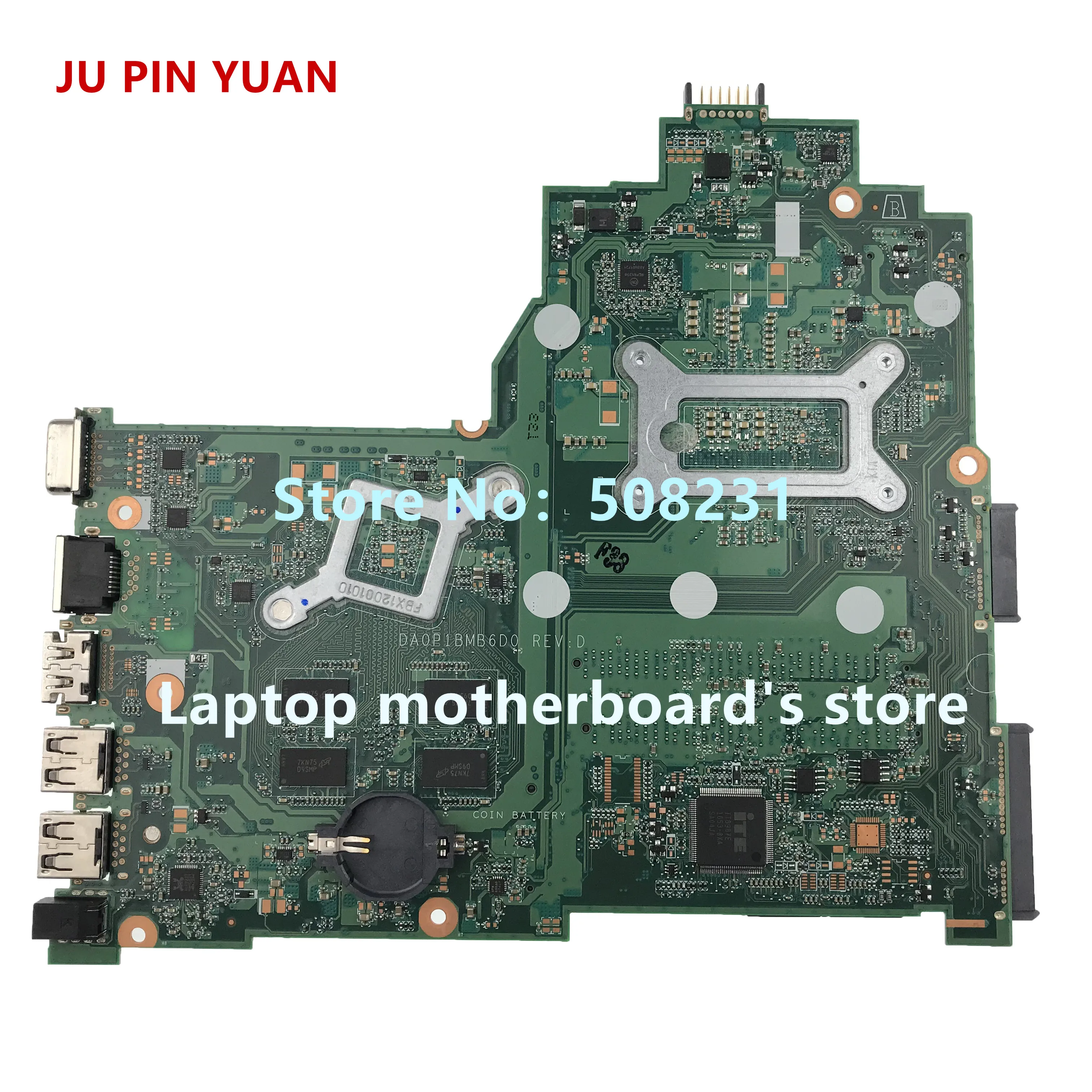  JU PIN YUAN 925430-601 925430-001 for HP Laptop 14-bs Laptop motherboard DA0P1BMB6D0 with 520 4GB i