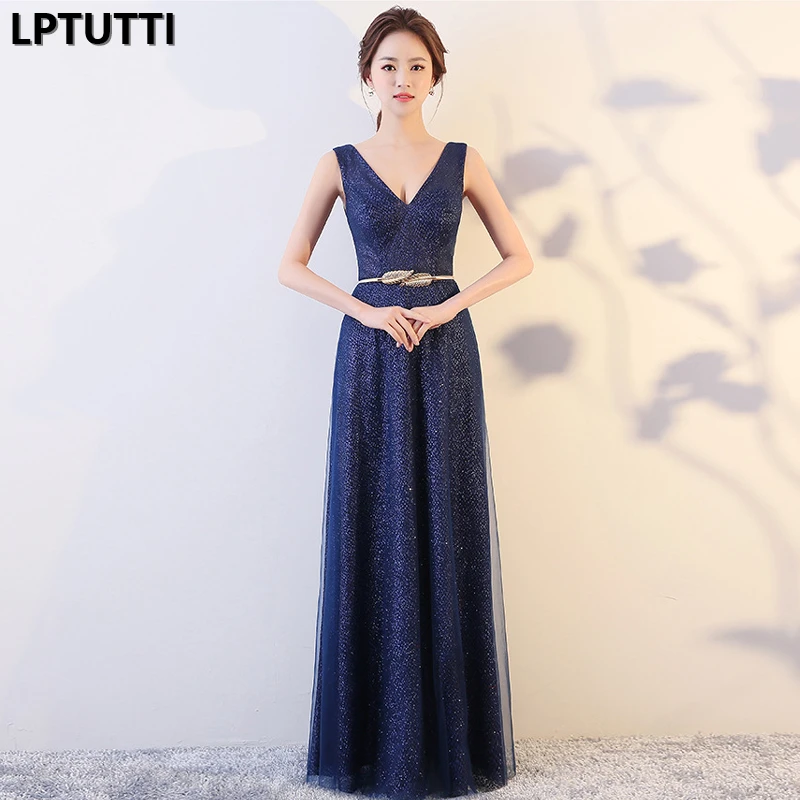 

LPTUTTI Sequin Gratuating New For Women Elegant Date Ceremony Party Prom Gown Formal Gala Luxury Long Evening Dress