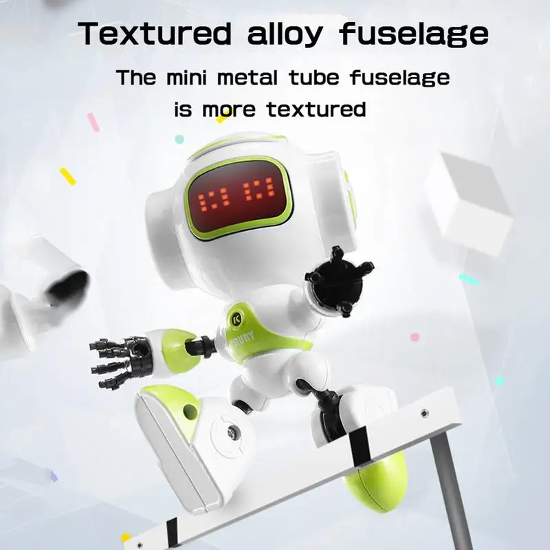 Touch Sensing LED Eyes RC Robot Smart Voice DIY Body Gesture Model Toy Touch Sensing of Head Voice robot for children Xmas gift Touch Sensing LED Eyes RC Robot Smart Voice DIY Body Gesture Model Toy Touch Sensing of Head Voice robot for children Xmas gift
