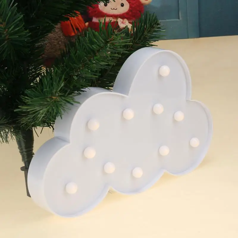 Креативный светодиодный ночник Moon Cloud Light 3D лампа украшение стола Детский