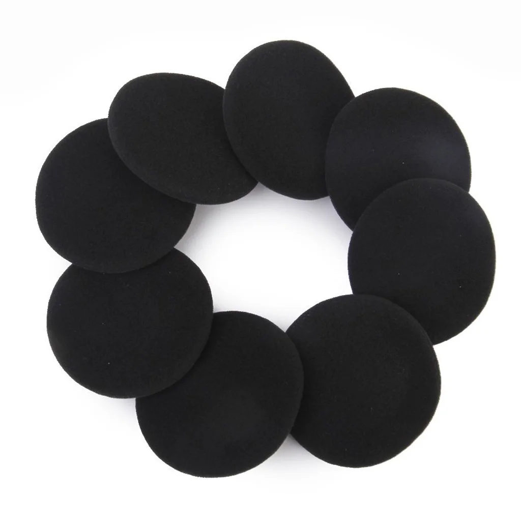 

CATS 4 Pair 55mm Replacement Earphone Pad Covers for Headset Headphone Black