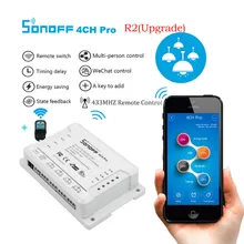 font b SONOFF b font 4CH Pro R2 Wireless Multi channel WIFI Switch For Smart