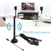 Крытый ТВ антенна DTA-180 HD цифровой DVB-T антенна Freeview HD ТВ 30db антенный усилитель антенн ТВ палка приемник DVBT Surf антенны