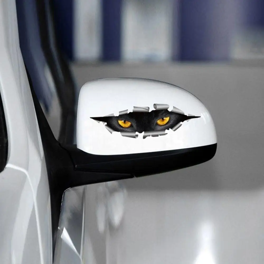 IZTOSS автостайлинг кошачий глаз привидения Пекинская 3D Автомобильная наклейка на