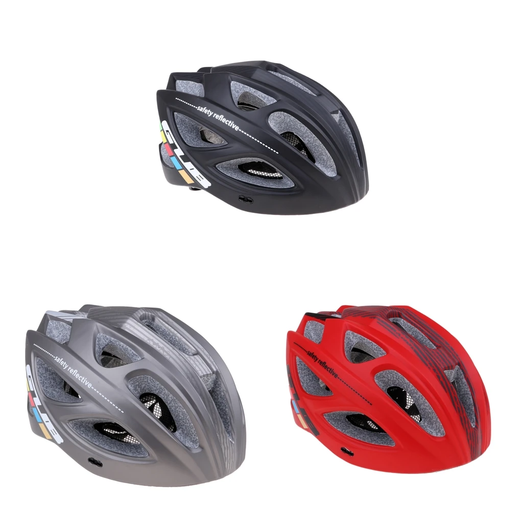

Adult Bike Helmet Cycling Road Helmet with Reflective Stripe, Adjustable 57-62cm, 18 Integrated Flow Vents