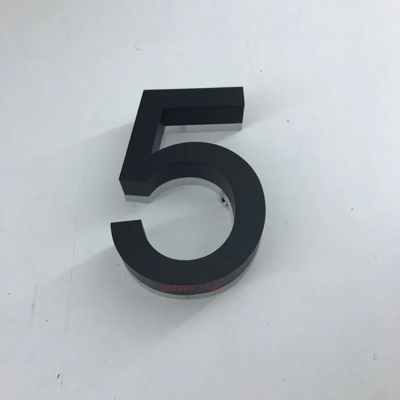3d подсветка из нержавеющей стали светодиодная дом номер буквы|Светодиодные