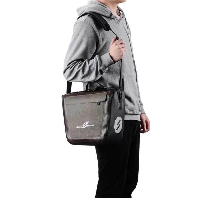 Flash Deal 19L Full Waterproof Bicycle Saddle Bag Road Mountain Bike Cycling Rear Rack Bag Luggage Pannier Rear Seat Shelf Bag 1